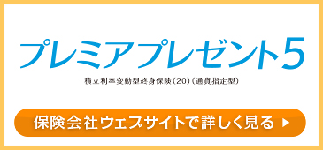 プレミアプレゼント5 第一フロンティア生命 積立利率変動型終身保険（20）（通貨指定型）