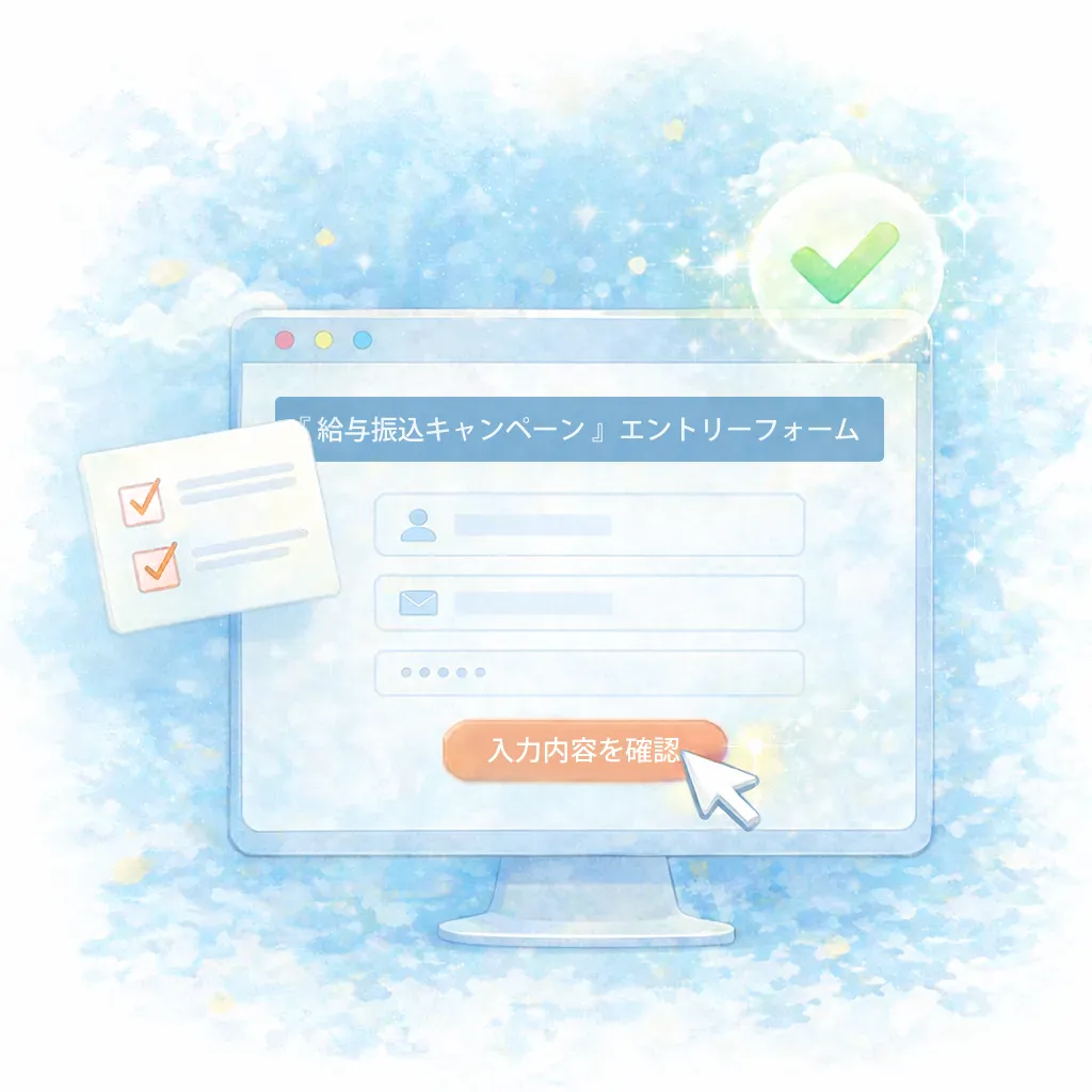 WEBエントリーのイメージ